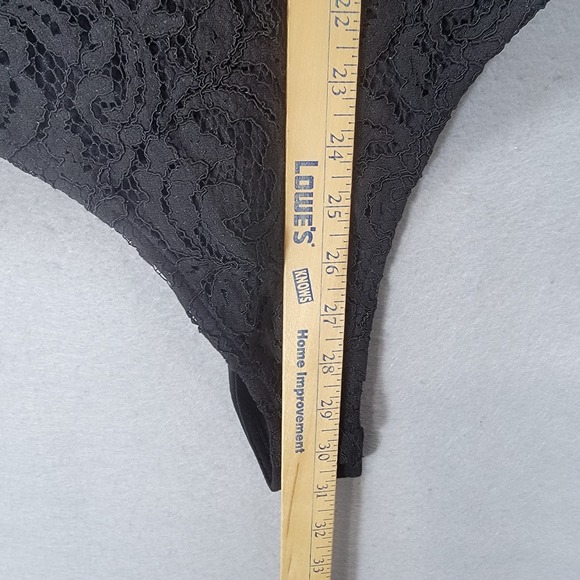 Forever 21 Y2K Lace Teddy Bodysuit Sz 3X Nightclub Whimsigoth Black Lingerie - Picture 15 of 16